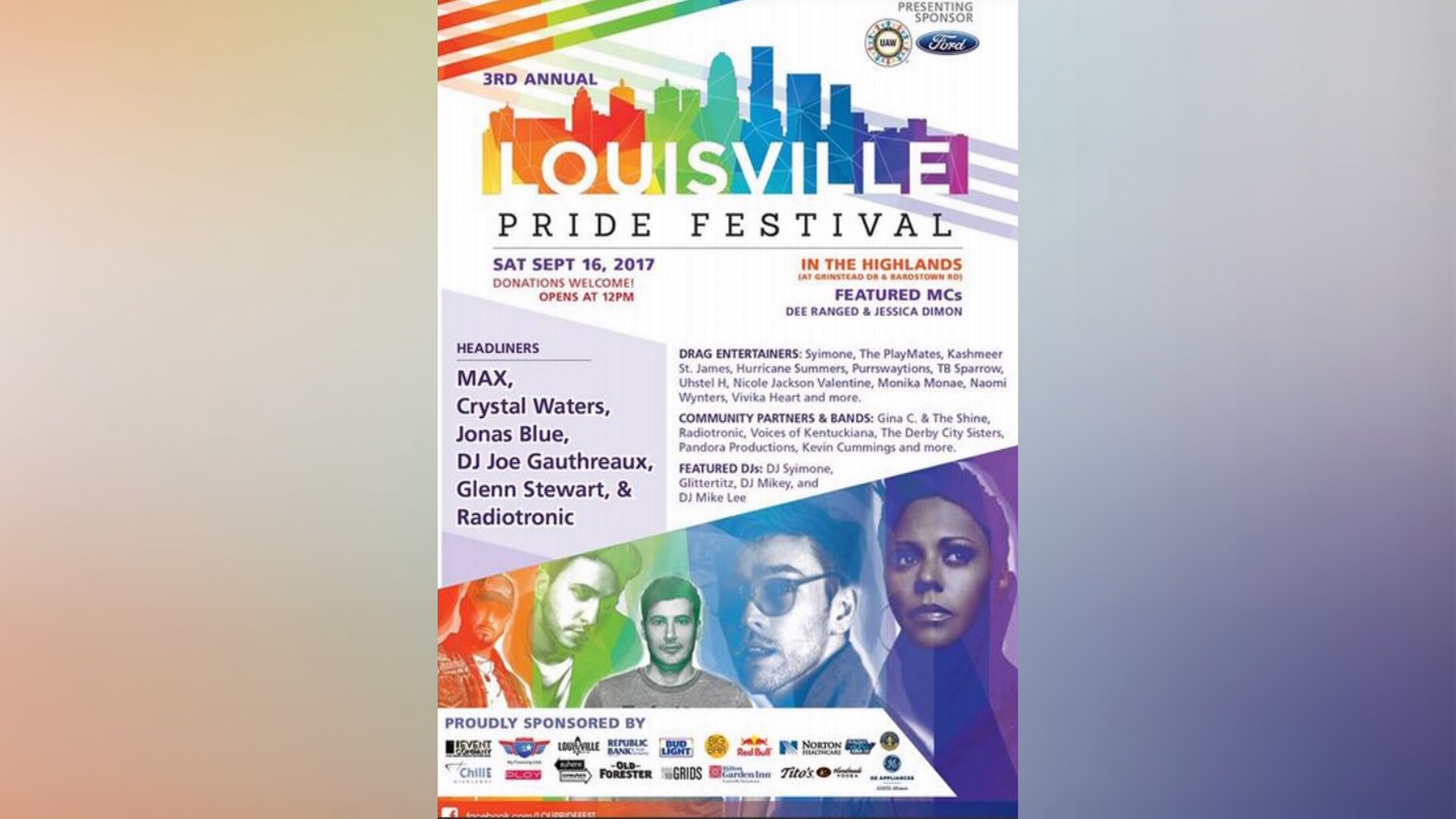 Louisville Pride Festival happening today